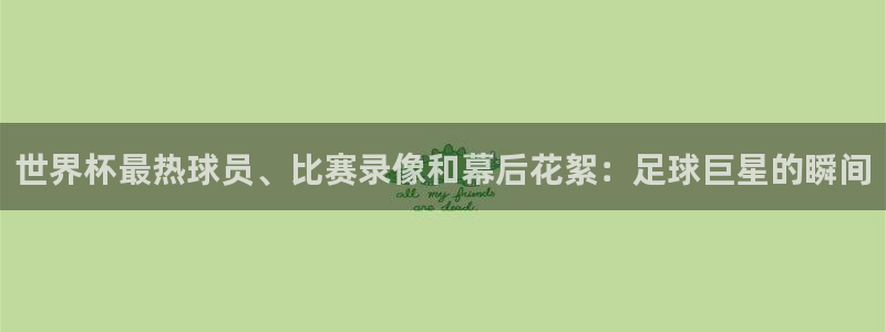 世界杯最热球员、比赛录像和幕后花絮：足球巨星的瞬间